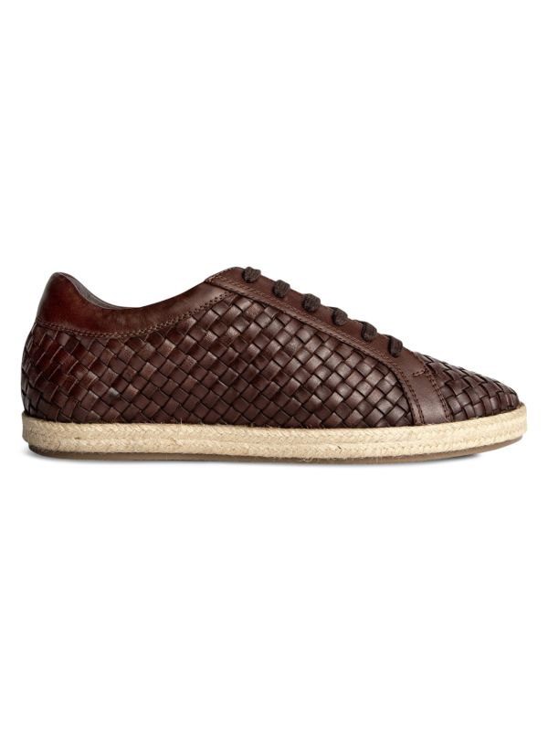 Carlos Santana Gabor Textured Leather Sneakers